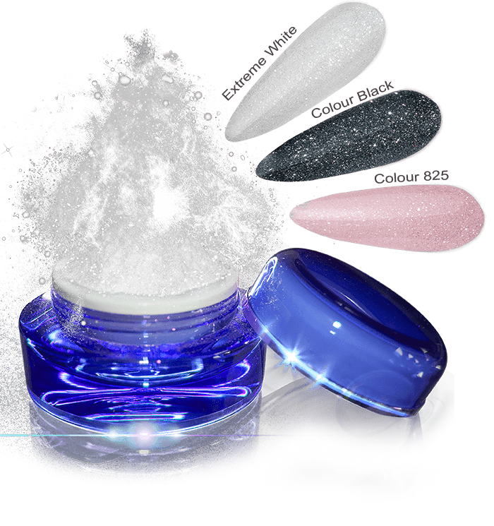 HOLLYWOOD NAILS – wholesale Nagellack – Glamour Dip Puder Vit Snö 5g0