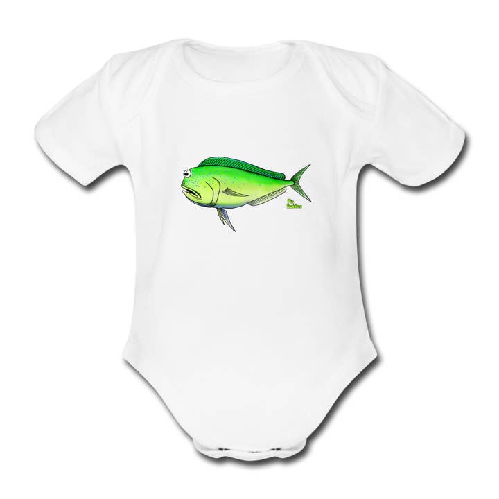 Mahi Mahi - Body de manga curta por atacado de Fin Buddies