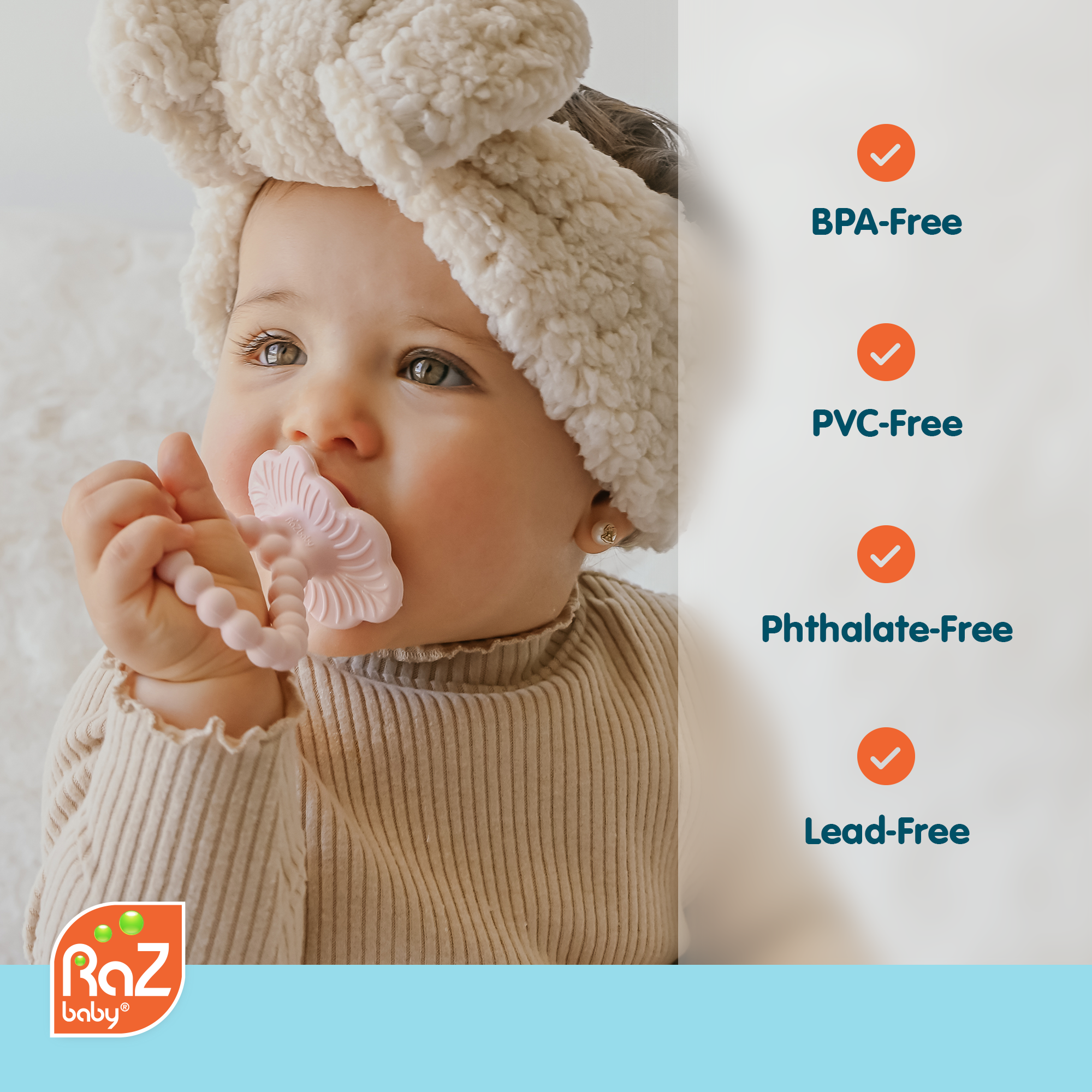 RaZbaby - Venta al por mayor Mordedor - Bebés - Mordedor de silicona RazBerry Plus11