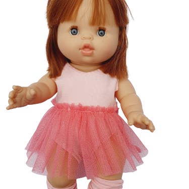 Pink Jersey Tutu Bodysuit and Leg Warmers for wholesale by Maman Poule et Papa Coq