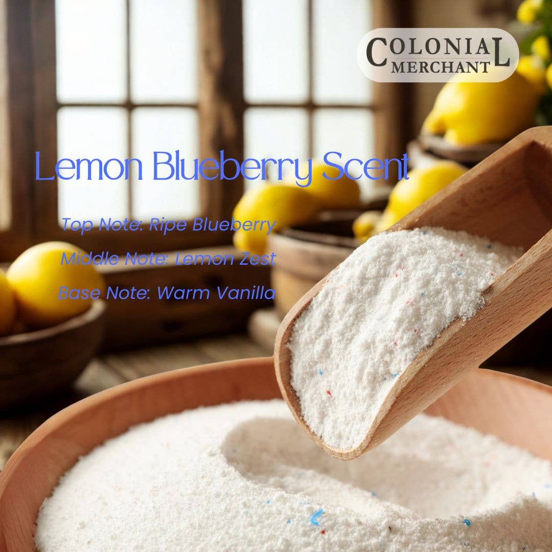 Colonial Merchant - Venta al por mayor Cápsulas/ polvos de detergente para ropa - 2 lb. Colonial Merchant Aroma~Fold Detergente en Polvo para Ropa2