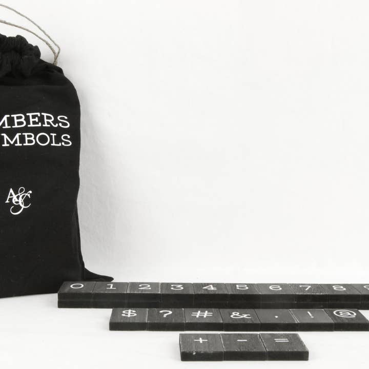 Devanie At Home (Formerly Adams & Co.) - Wholesale Sign - 15252 - bag 30 pcs (NEWSPPR NMB/SYM) LETTERBOARD Clearance1