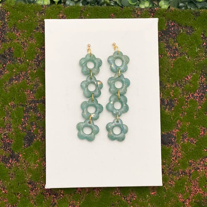 Daisy 4XL / - Polymer Clay Earrings for wholesale by Aura Simply Creates