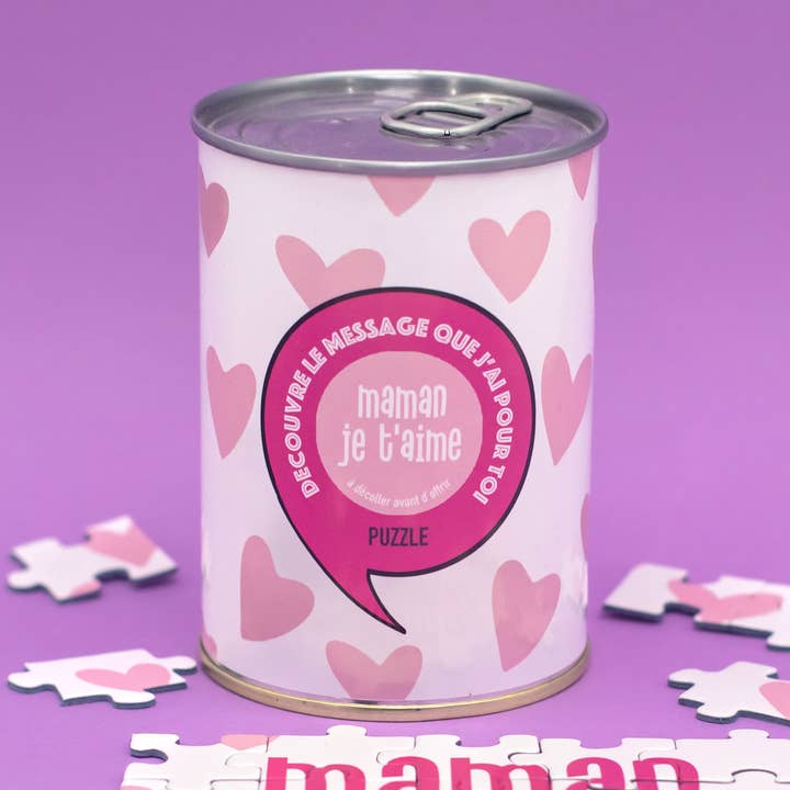 Puzzle Surprise "Mom I Love You" Made in France for wholesale by Bwat