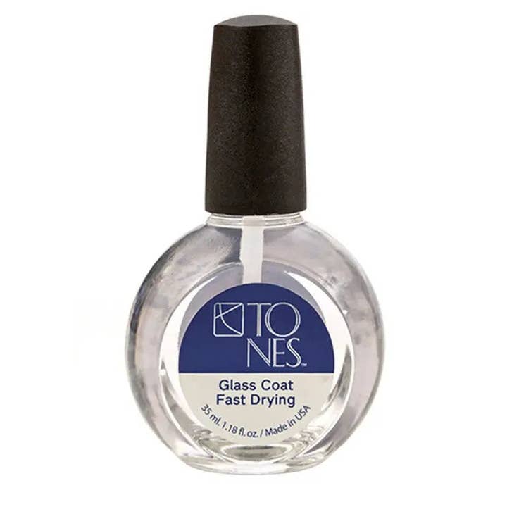 Tones Acrylics | Gels | Nail Art | Nail Tools & Accessories - Wholesale Nail Polish - Glass Top Coat - 1.18 fl oz / 35ml