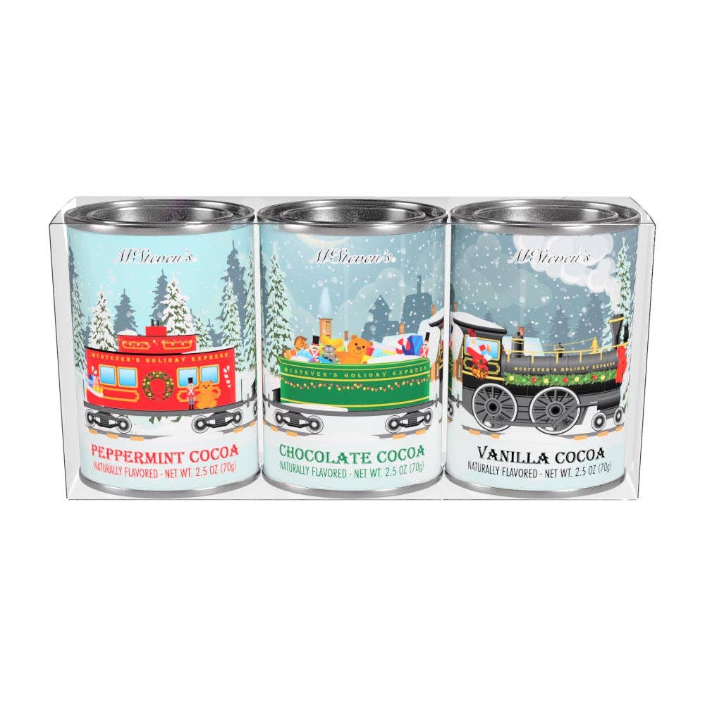 McSteven's - Wholesale Hot Cocoa Mix/Kit - Holiday Express Winter Cocoa Gift Set (2.5oz Tins)12