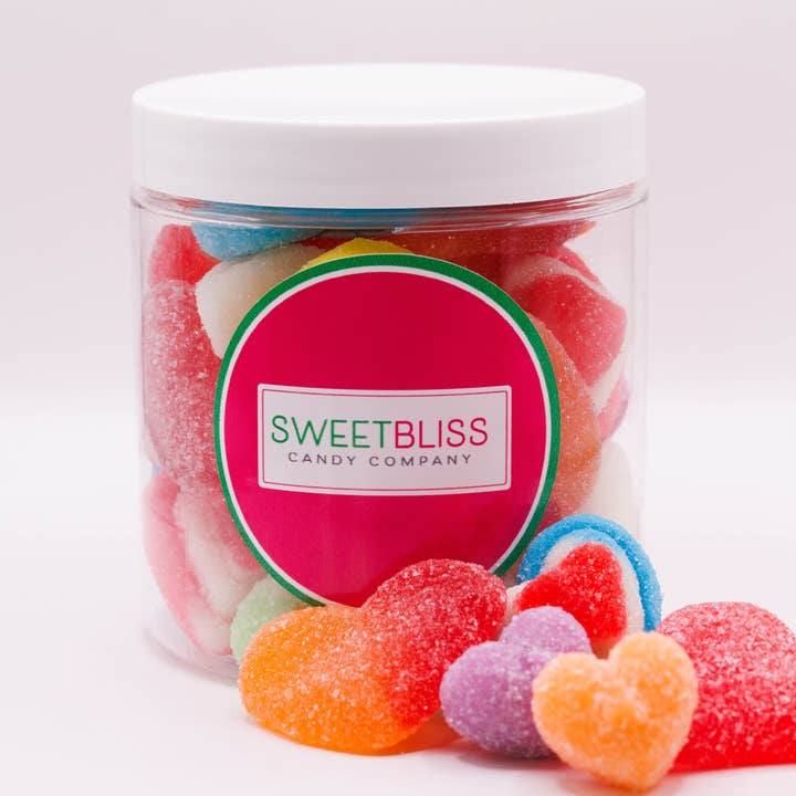 Valentine Small Candy Jars for wholesale by Sweet Bliss Candy Company