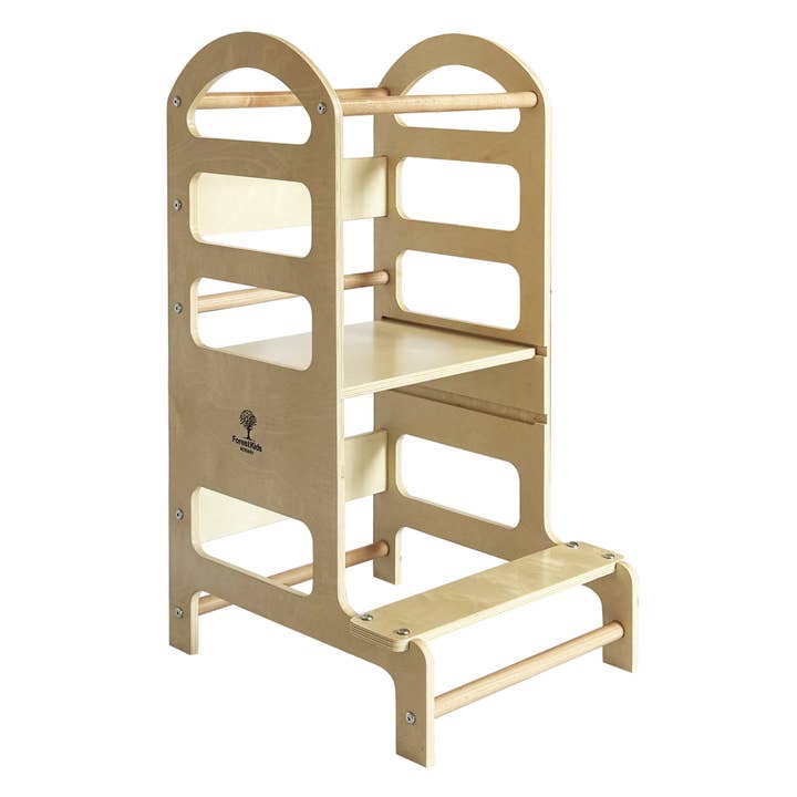 Kids Adjustable Learning Tower | Montessori Kitchen Tower for wholesale by Forest Kids