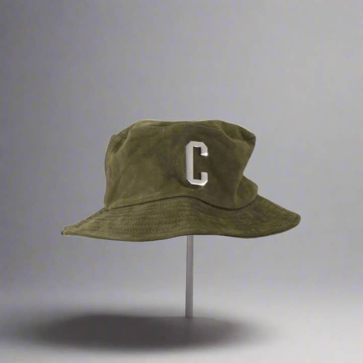 LEATHER NUBUCK BUCKET HAT for wholesale by Cashland