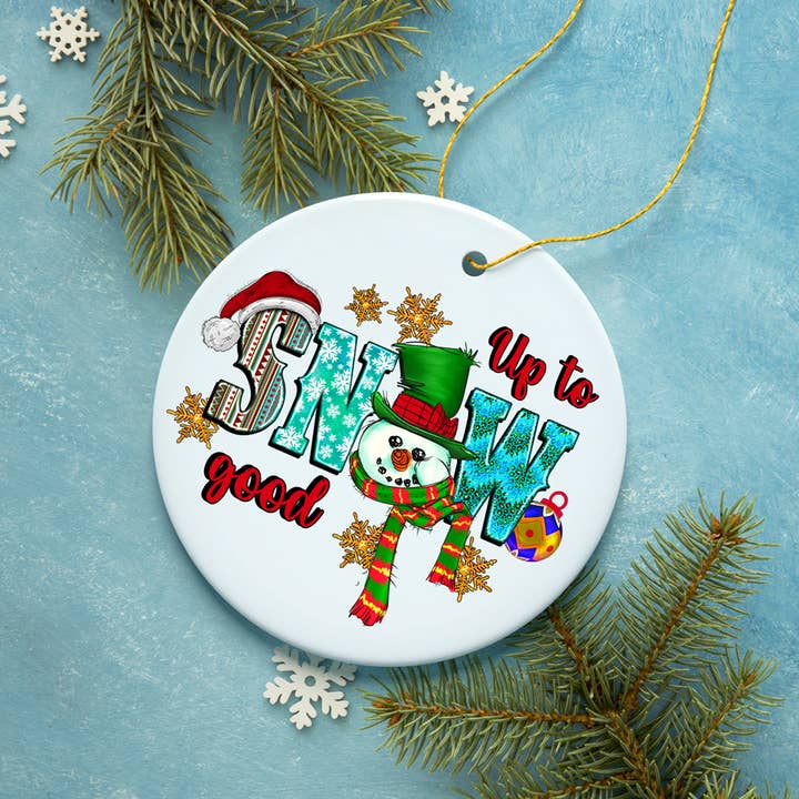 OrnamentallyYou - Wholesale Ornament - Up to Snow Good Cute Christmas Ornament with Snowman1