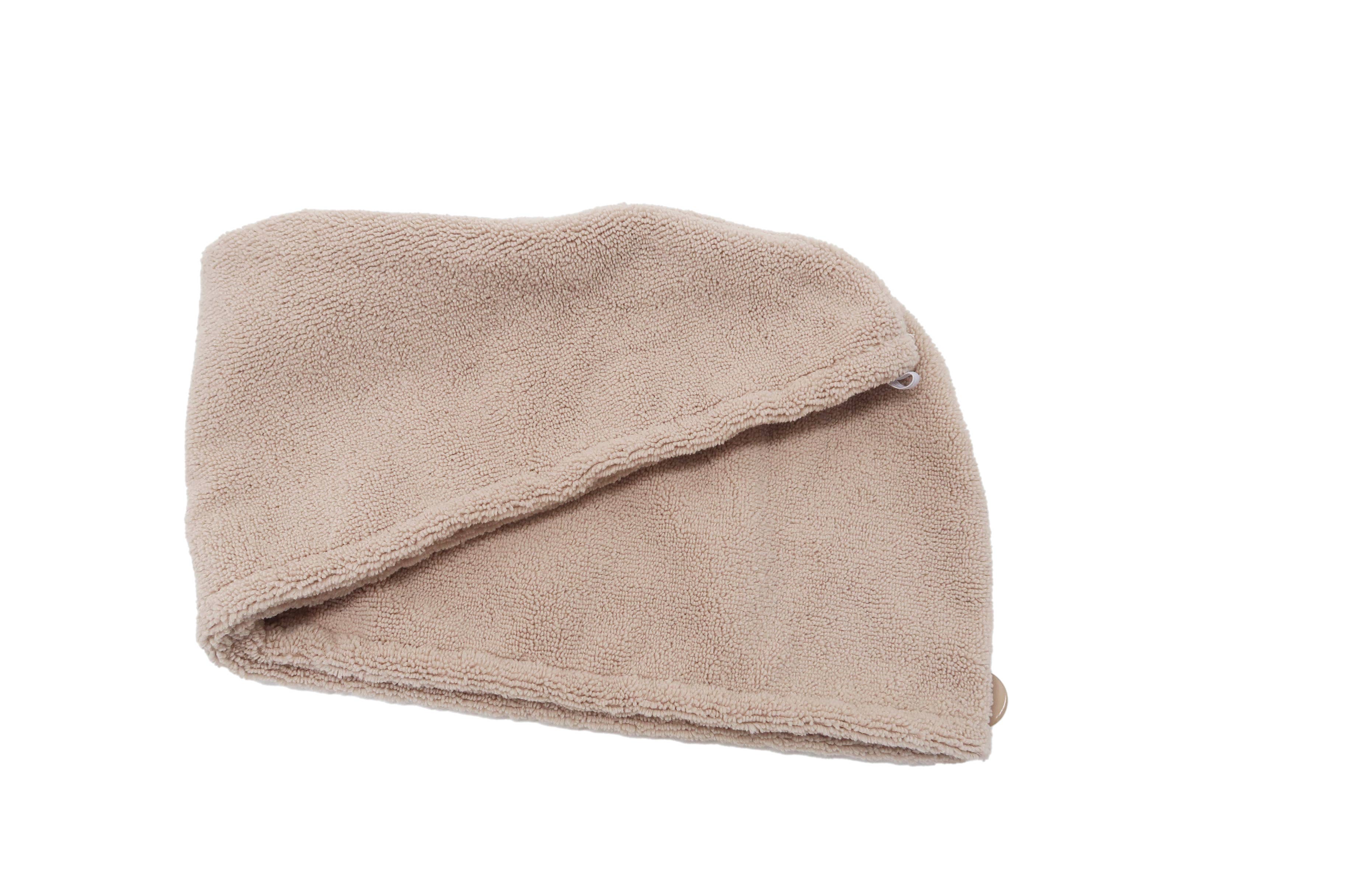 Beauty Pro - Wholesale Hair Towel/Wrap - Danielle Infused Hair Turbans Grey Coconut Oil1