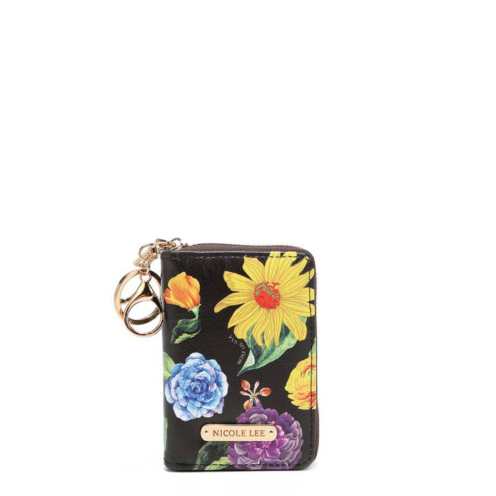 Nicole Lee USA - Vente Portefeuille – femme - Porte-cartes zippé compact à soufflet13