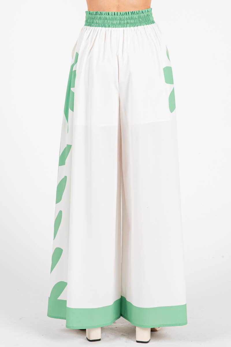 Peace Love Line - Wholesale Top & Pant Set (NOT Loungewear) - Women's - PL7472 - PRINTED WOVEN TOP AND PANT SET6