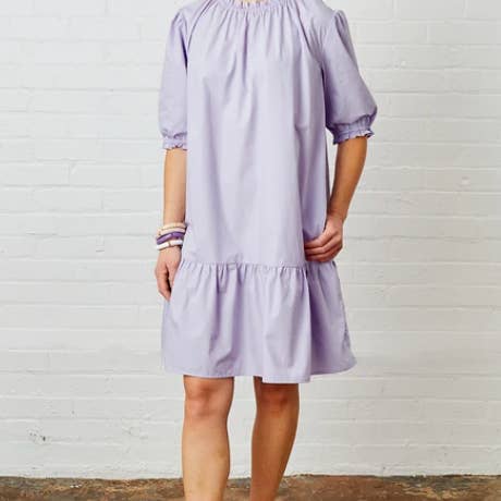 Olivia Dress- Lavender for wholesale by Caryn Lawn