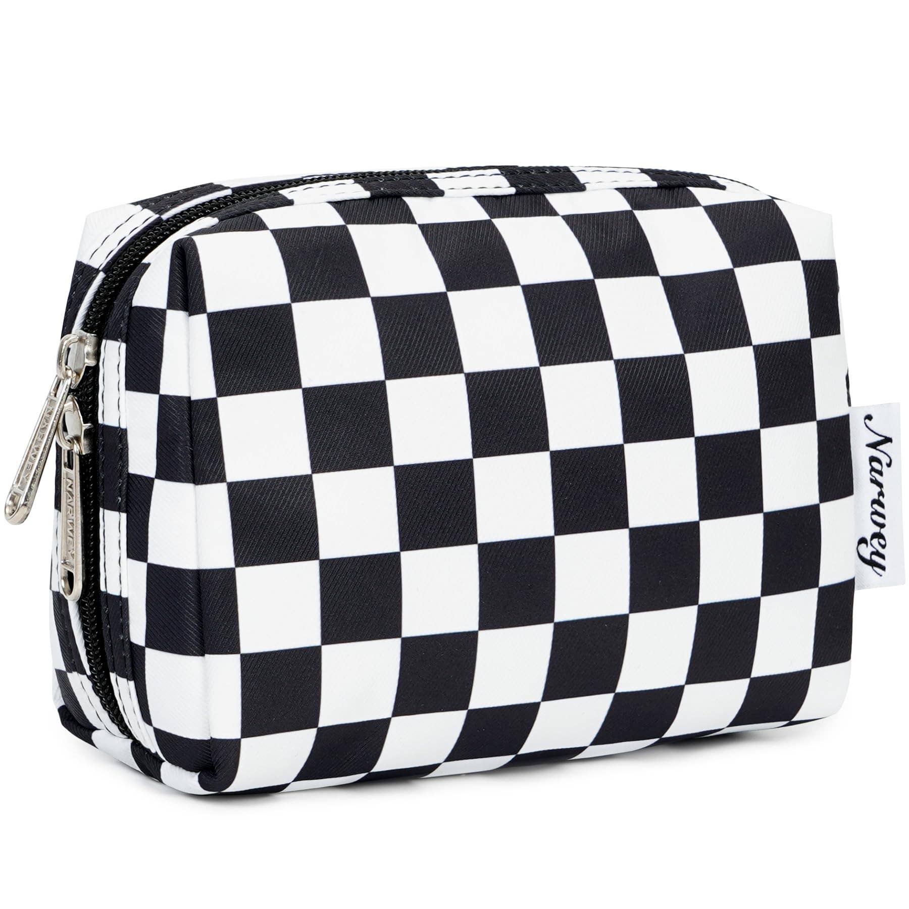 wandf - Wholesale Makeup/Cosmetic Bag - Checkered Makeup Bag Travel Cosmetic Bag Organizer Toiletry17