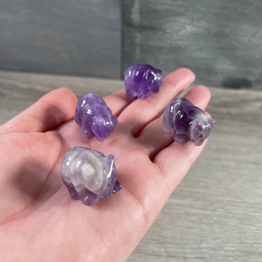 Keystone Crystals - Wholesale Decorative Figurine - Bear Figurine Small Carved Gemstone – Crystal Animal Totem6