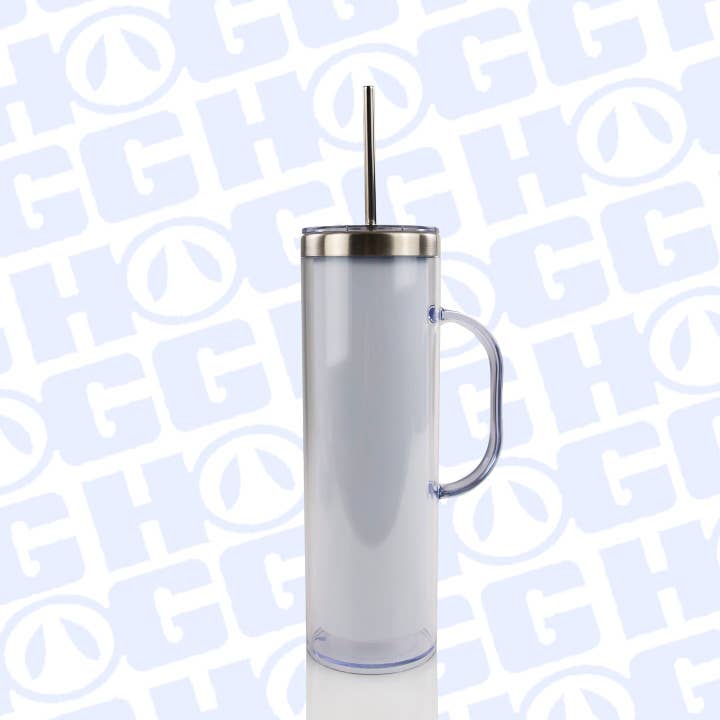 Hogg Outfitters - Wholesale Insulated Mug/Tumbler - 20oz SUBLIMATIONSKINNY SNOW GLOBE TUMBLER w/ HANDLE