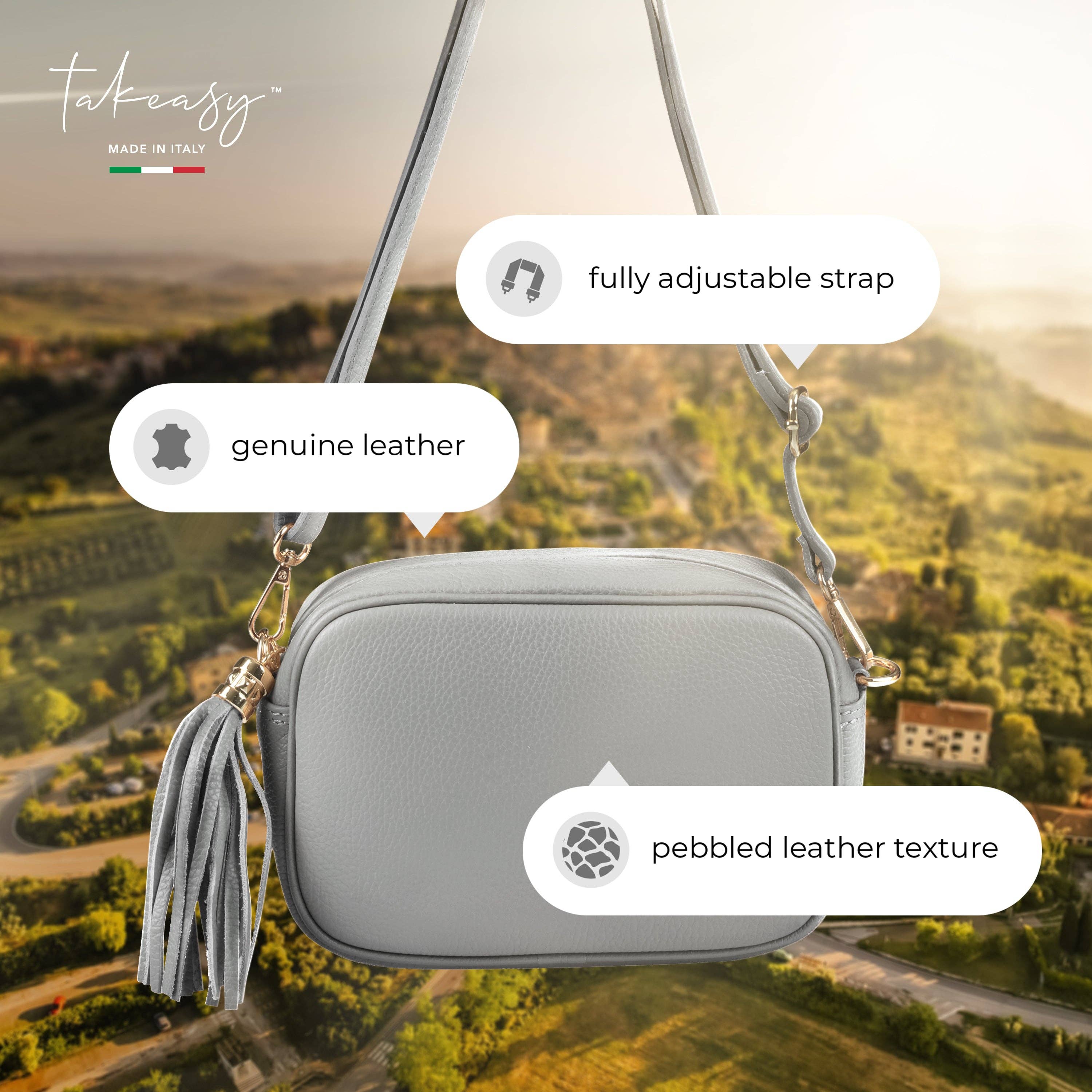 TAKEASY – bolsa tiracolo - Mulher por atacado – Mala a Tiracolo de Pele de Vitela90