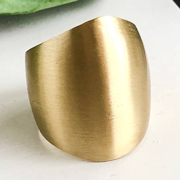 Anello a cupola allungata - Oro per la vendita all'ingrosso da parte di WorldFinds