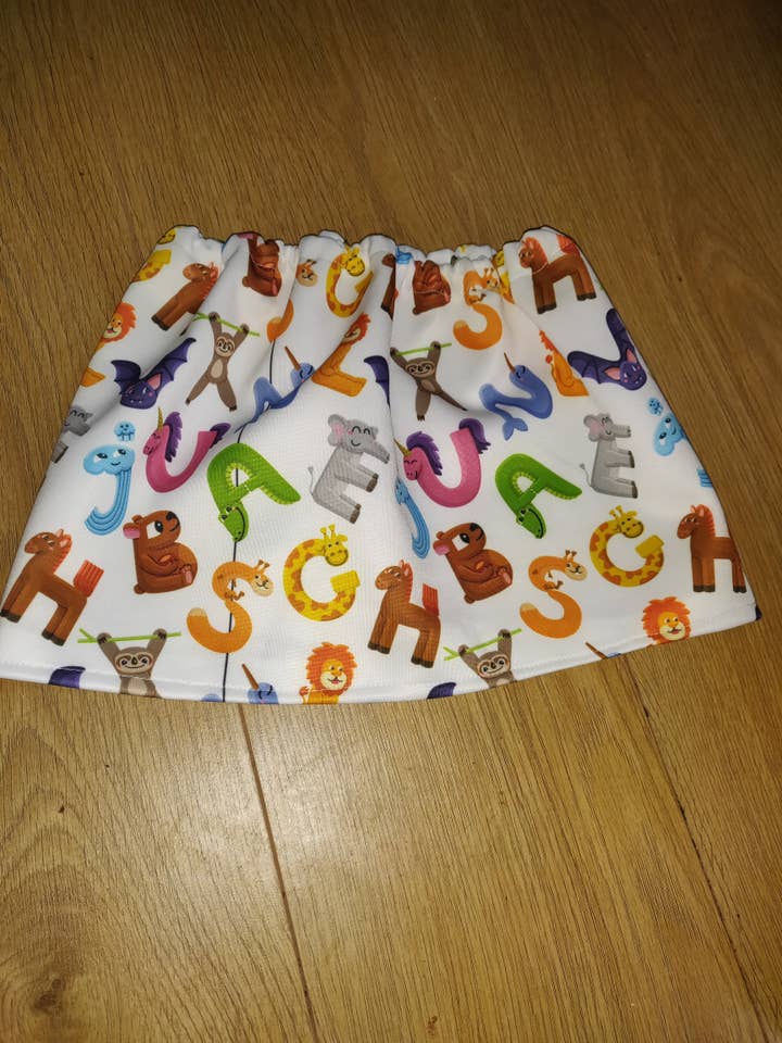 3d beauty brand – Engroshandel Nederdel – Baby – Alfabet dyr nederdel 12-18 måned