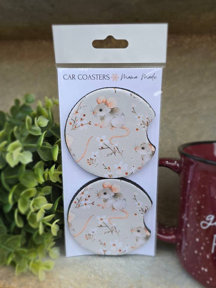 Porta-copos para carros Mice por atacado de Mama Made