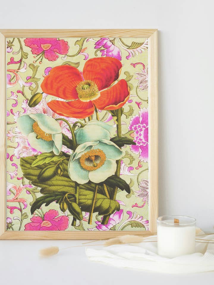 Impresión Giclée de Amapolas A4 para venta al por mayor de Diana Wilson Arcana