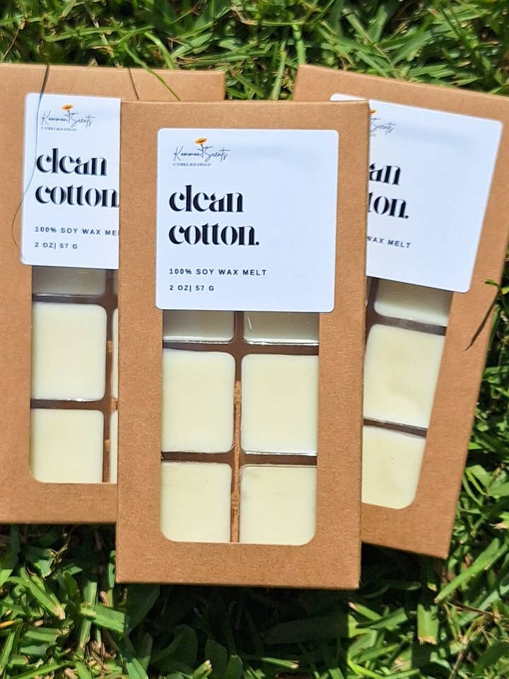 Ren bomull vax smält för wholesale av Kommon Scents Candle & Bath Co