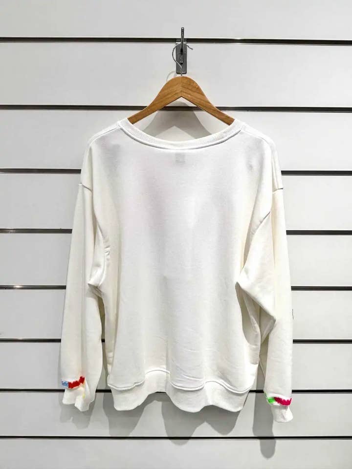 Chilli Girl Collection – wholesale Sweatshirt - Dam – Sweatshirt med rund hals och smileymotiv3