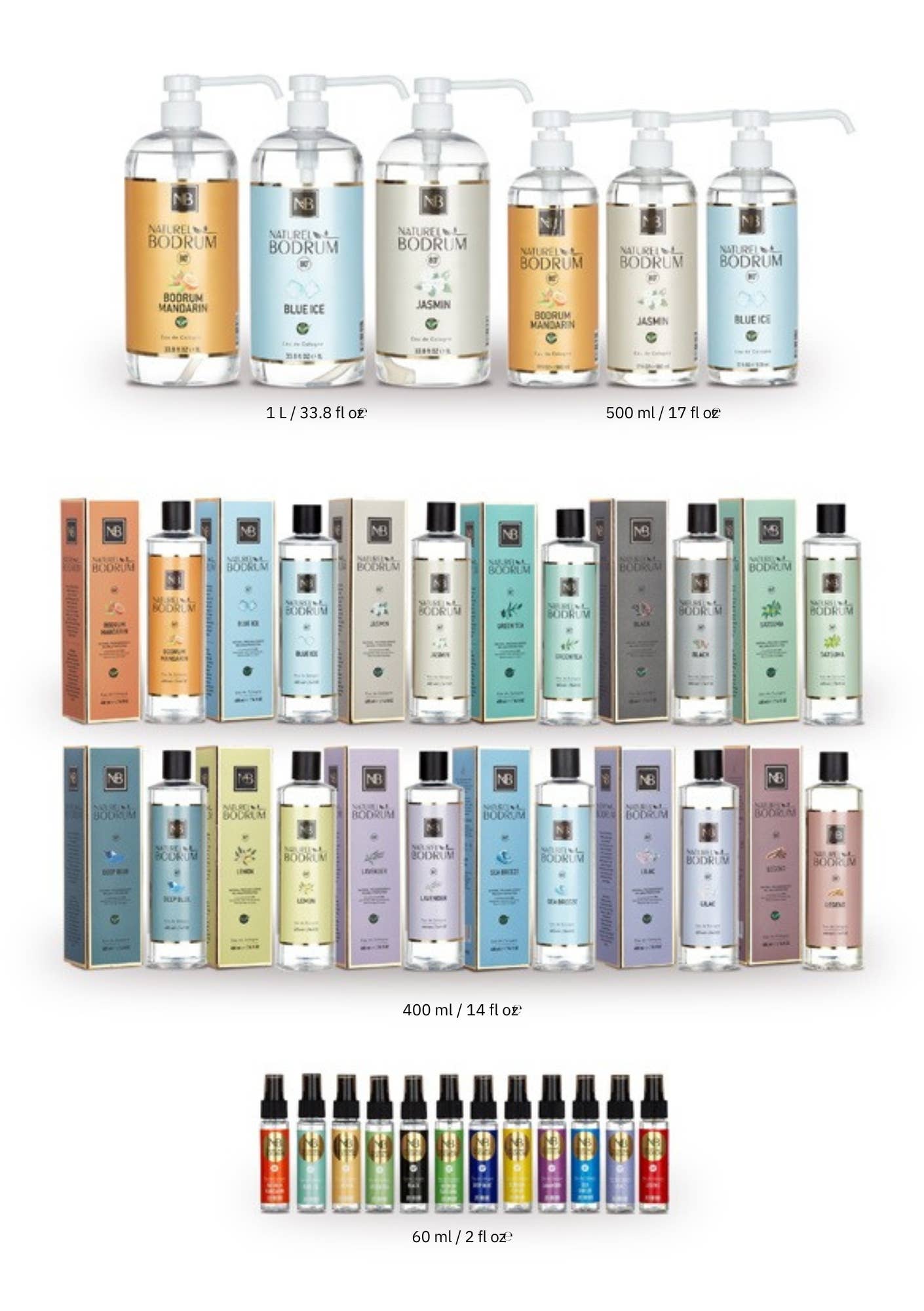 NB NATURAL BODRUM – wholesale Handdesinfektion – Sea Breeze Eau De Cologne Extra Stark 14Oz Turkisk Kölnvatten9