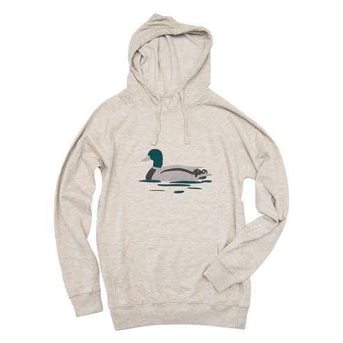 Mallard Unisex French Terry Hoodie for wholesale by Cinder + Salt