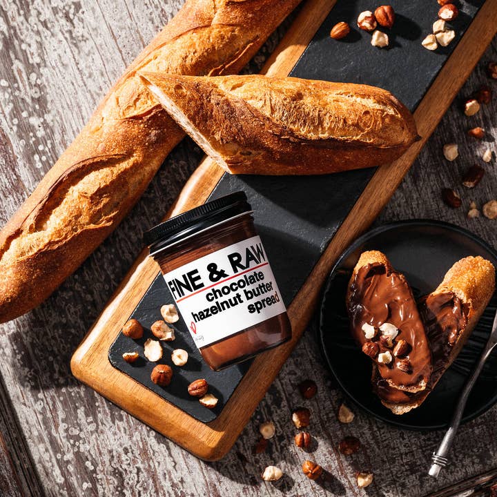 FINE & RAW - Wholesale Nut Butter - Chocolate Hazelnut Butter Spread17