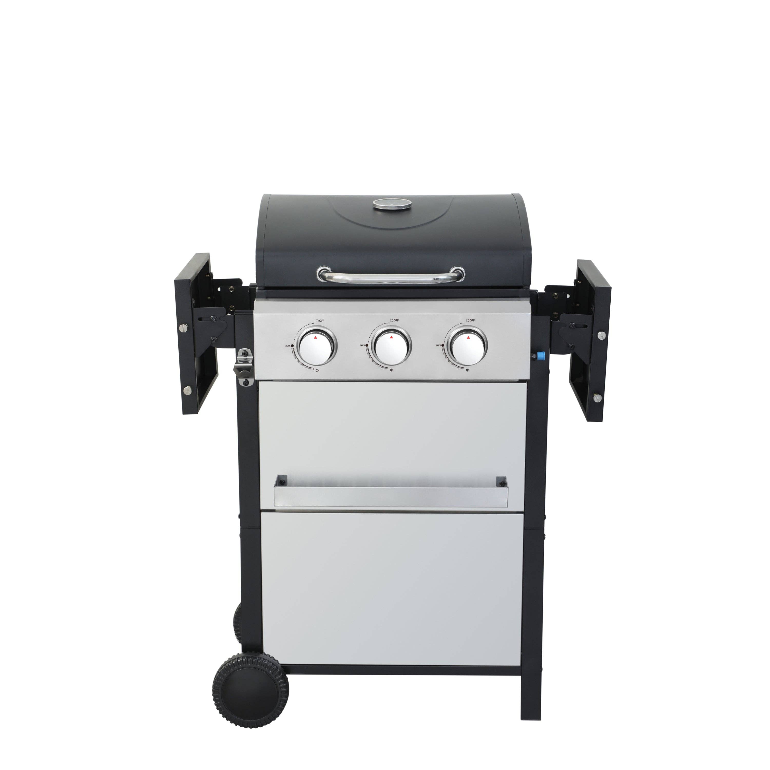 39F Inc. - Wholesale Outdoor Grill Tools - 3-Burner Propane Gas BBQ Grill – 25650BTU, Stainless Steel5
