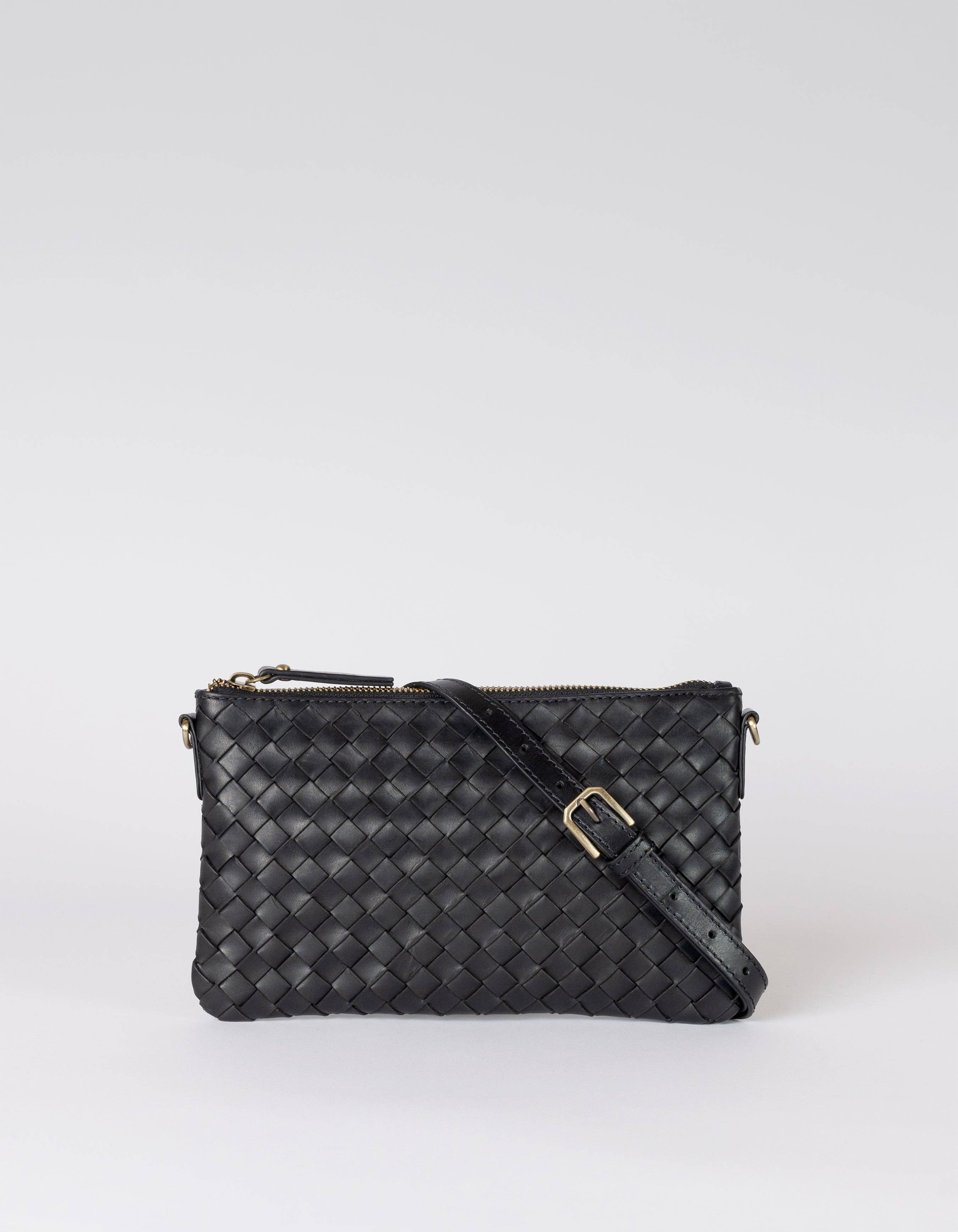 O My Bag - Wholesale Crossbody Bag - Women's - Lexi -  Black Woven Classic Leather0