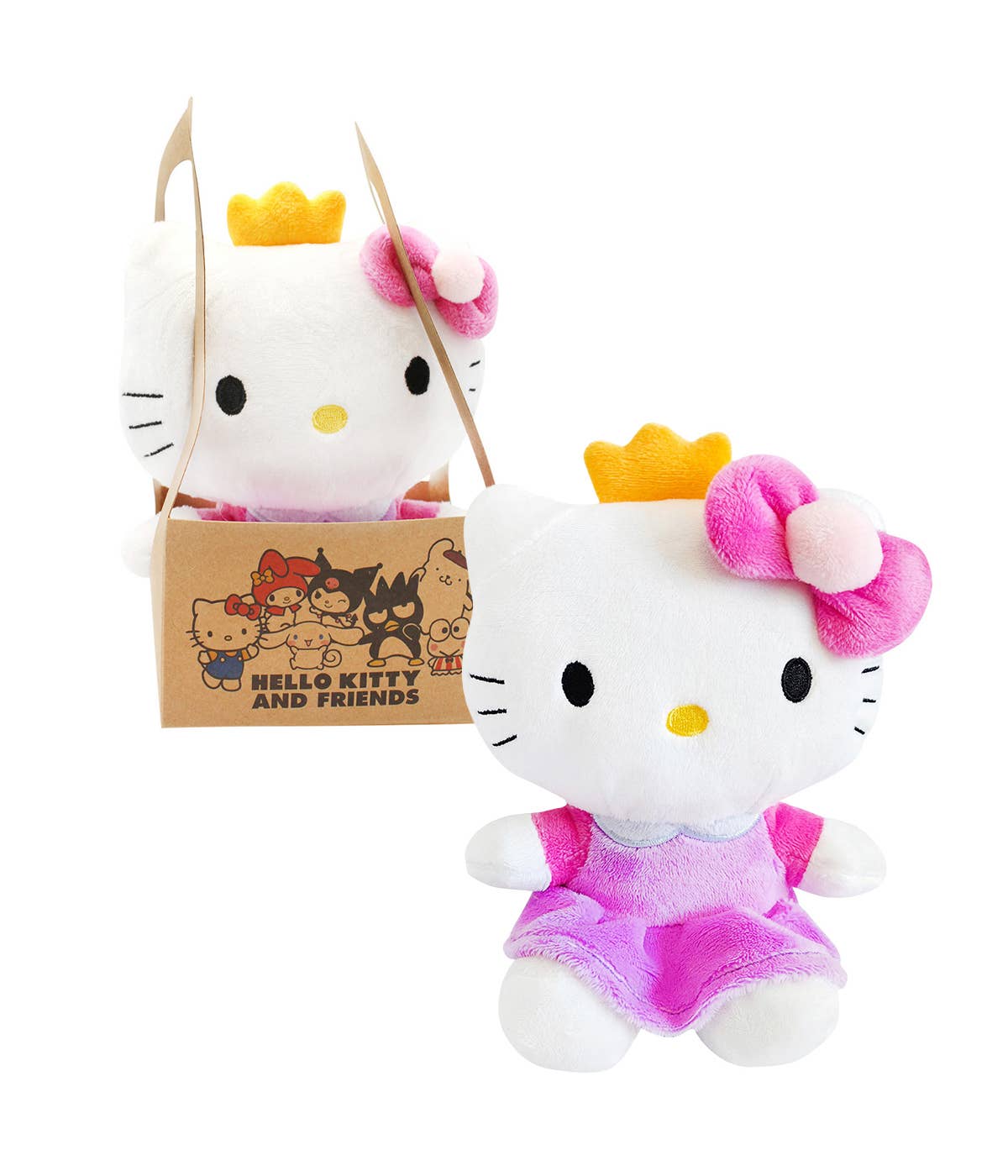 Joy Toy - Vendita all'ingrosso Peluche - Bambini e neonati - HELLO KITTY PRINCIPESSA PELUCHE 14 CM IN BUSTA DI CARTONE2