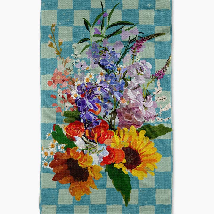Geometry - Wholesale Tea Towel - Flower Bouquet Tea Towel