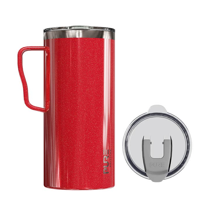 PURE Drinkware - Wholesale Insulated Mug/Tumbler - “It Fits” Thermal Travel Mug 18oz – Antimicrobial - Solid Colors2