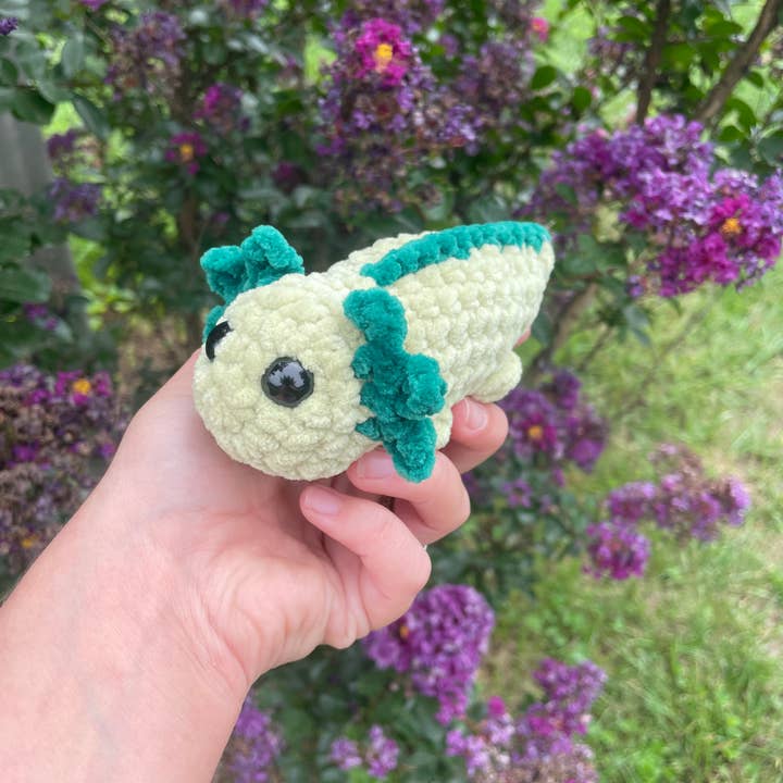 Little Crochet Attic - Wholesale Stuffed/Plush Toy - Kids & Baby - Mini Axoltol, crochet axoltol plushie, handmade axoltol4