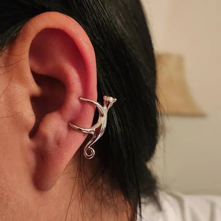 Ashlen - Wholesale Cuff/Wrap Earrings - KITTY CAT EAR CUFF (1 PIECE)