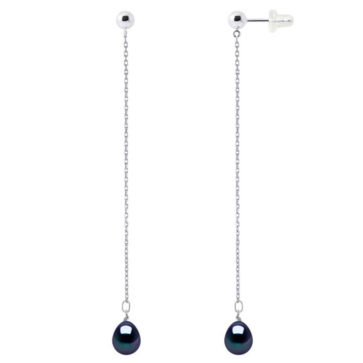 Orecchini con pendente in vera perla per la vendita all'ingrosso da parte di Mitzuko