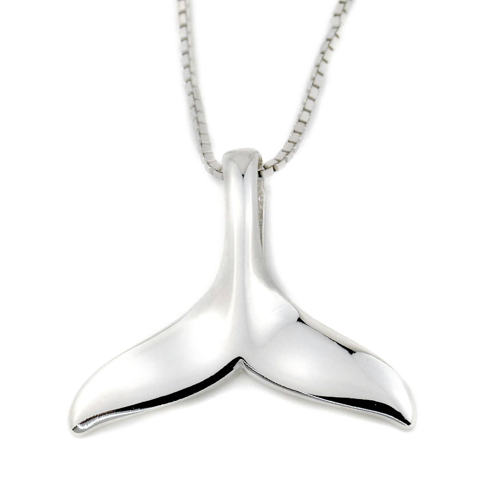 Blueyejewelry - Vente Colliers à pendentif - Collier en forme de queue de baleine - Pendentif sirène en argent sterling 925 5