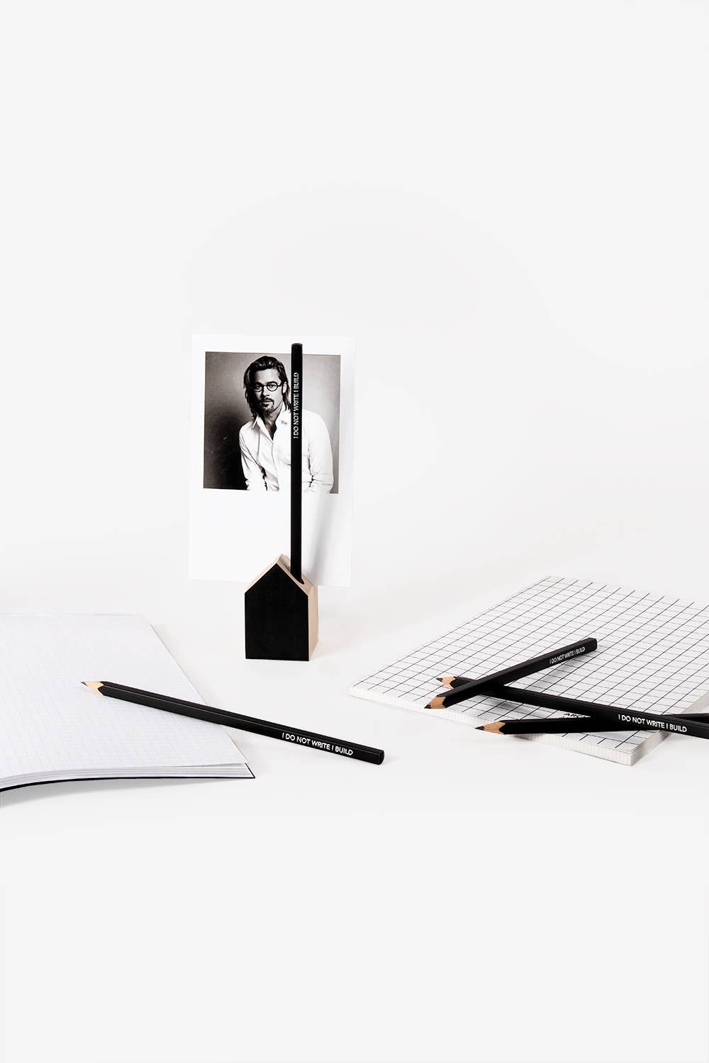 Cinqpoints – Großhandel Bleistift – Packung mit 10 schwarzen, quadratischen Bleistiften – Weihnachtsgeschenk1