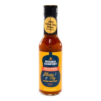 Blues City Cayenne Garlic Sauce for wholesale by Double Comfort Foods