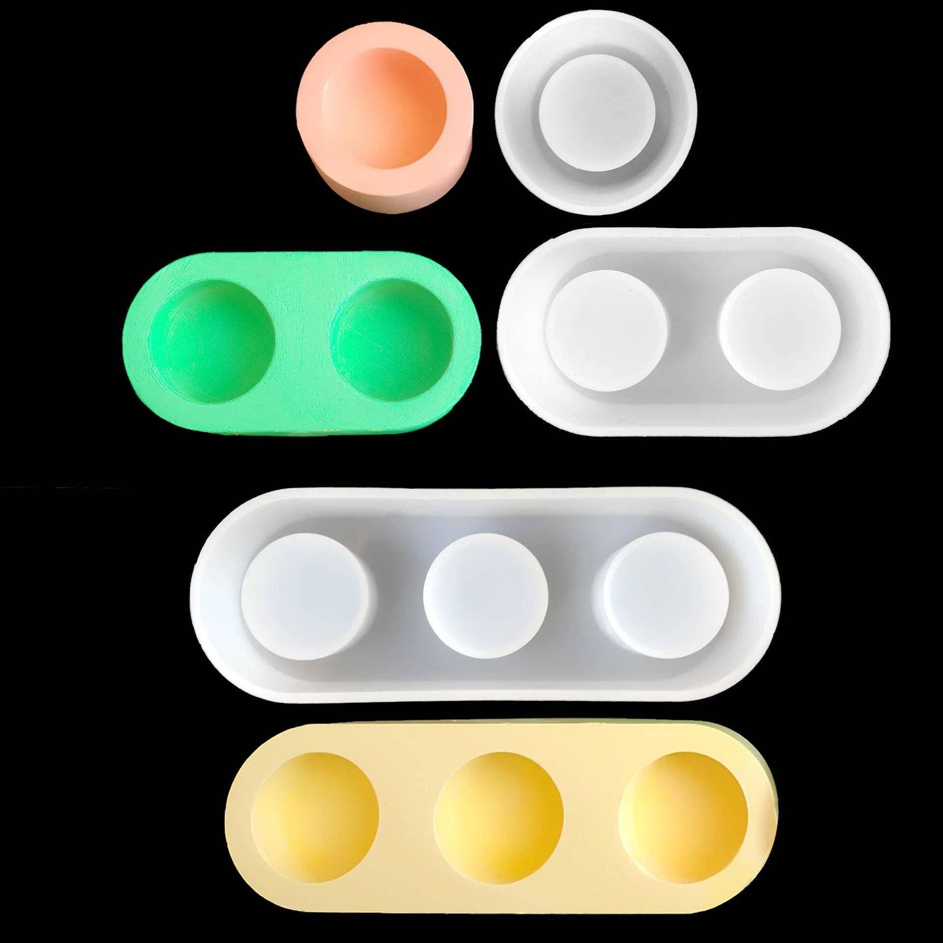 Lumbee Trade - Wholesale Candle Holder - 3 Candle Holder Silicone Mold For Home Decor1