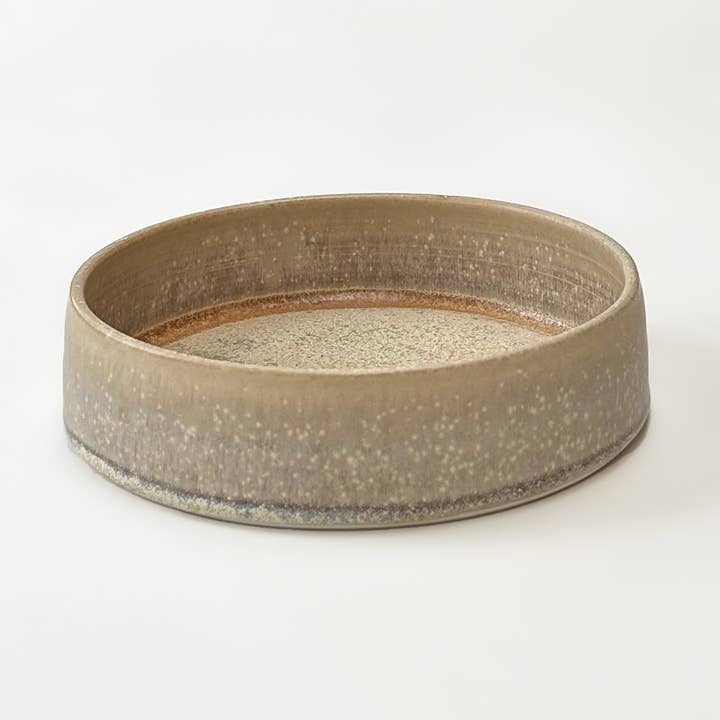 Pasta Bowl (19cm) - Straight - Brown for wholesale by Mihaly Herczeg Ceramics