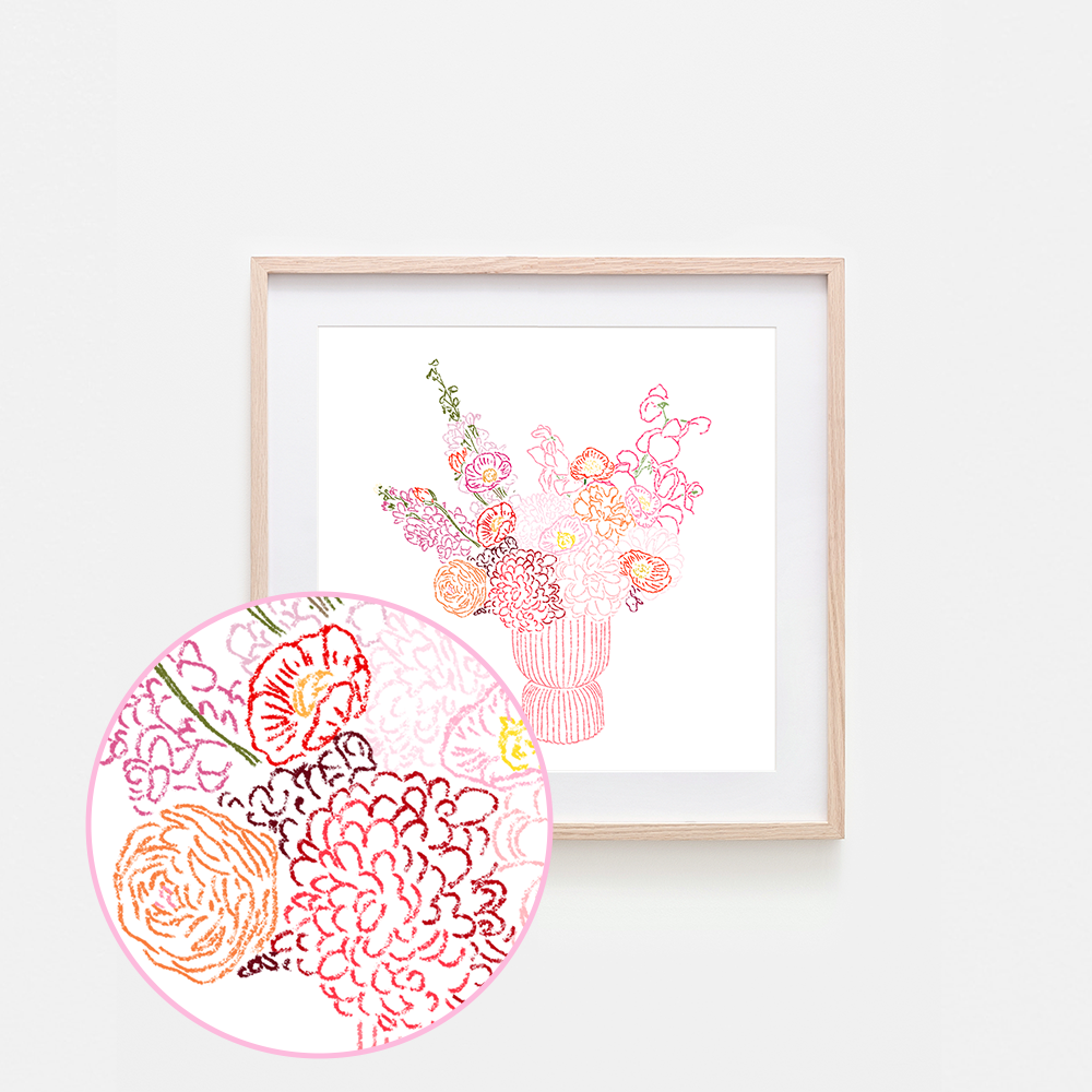 Bon Femmes - Vendita all'ingrosso Stampa artistica - Stampa artistica con papaveri della California.1