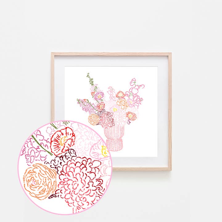 Bon Femmes - Vendita all'ingrosso Stampa artistica - Stampa artistica con papaveri della California.1