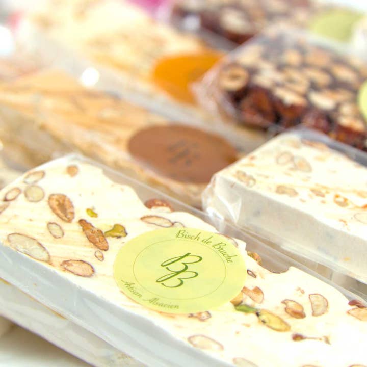 Bisch de Bruche - Wholesale Nougat - Nougat with Honey, Almonds and Red Fruits (200g Bar)3