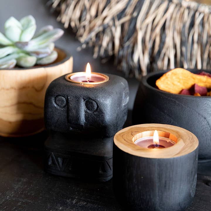 Bazar Bizar Living - Vendita all'ingrosso Ciotole/Piatti decorativi - Ciotola nera Bondi in legno di teak4