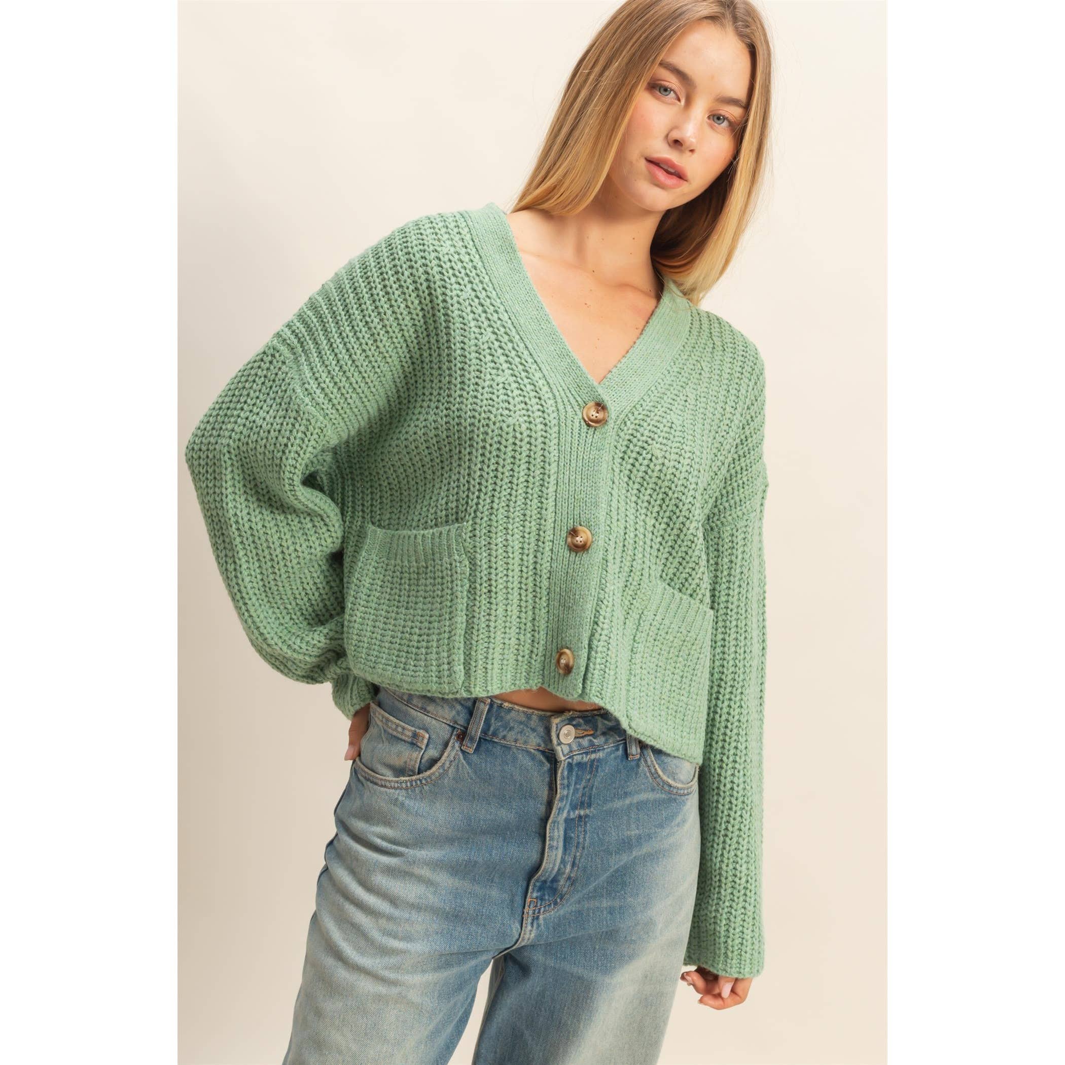 HYFVE - Wholesale Cardigan - Women's - Oversized Ribbed Sweater Cardigan9