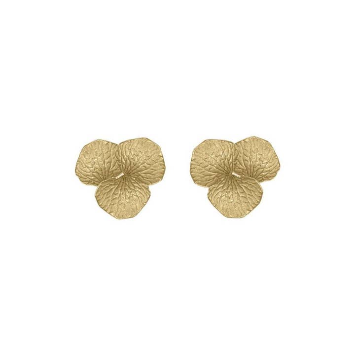 Catherine Weitzman - Wholesale Stud/Post Earrings - Three Petal Cluster Posts